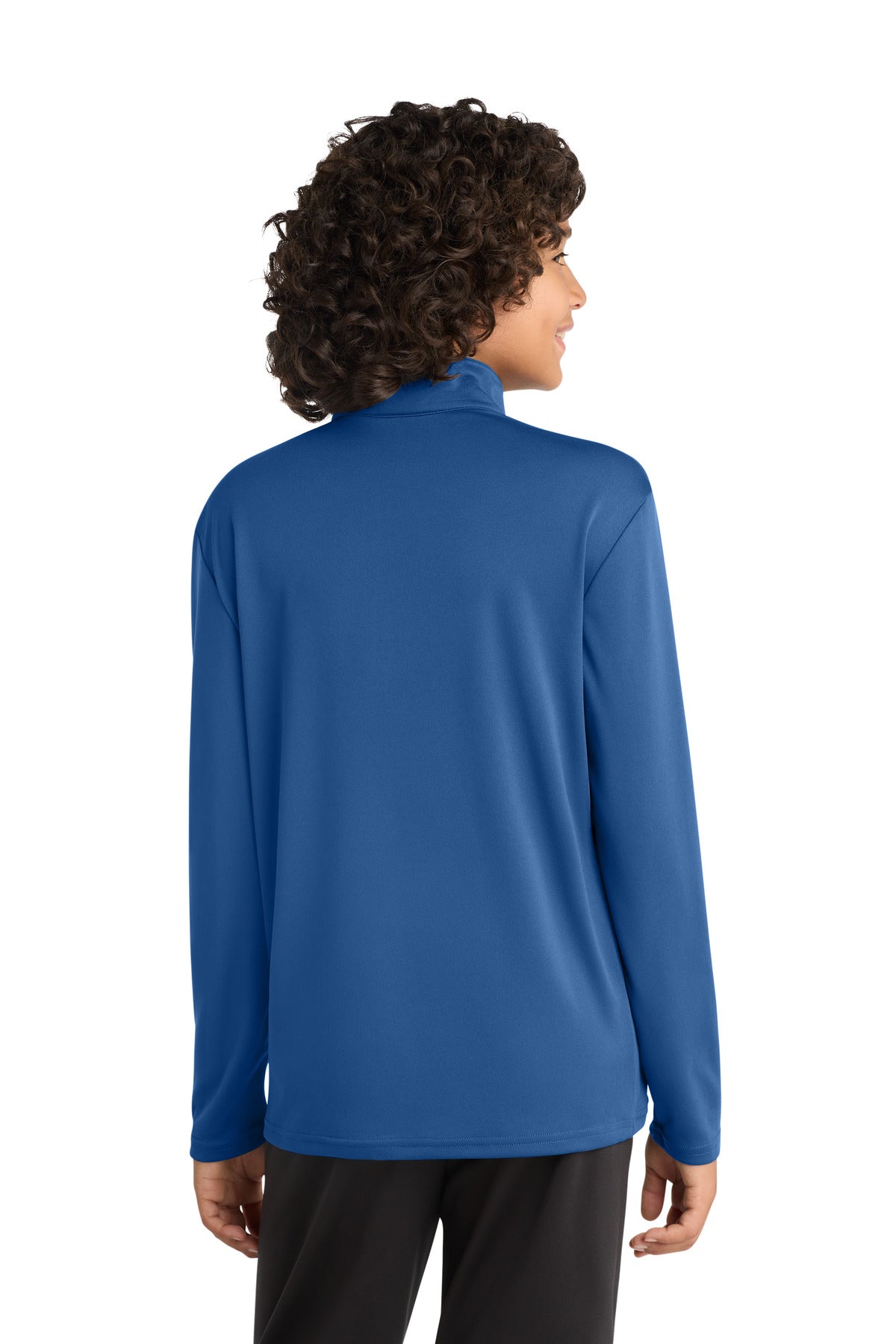 Royal Sport-Tek Youth PosiCharge Competitor 1/4-Zip Pullover. YST357 plain