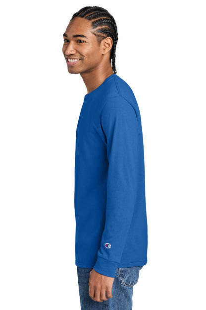 RoyalBlue Champion Heritage 5.2-Oz Jersey Long Sleeve Tee CC8C
