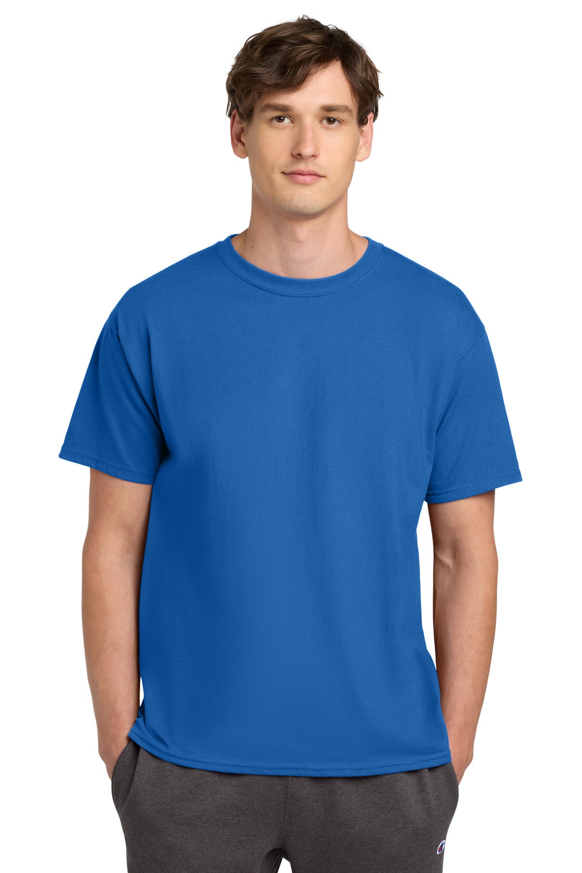 RoyalBlue Champion Heritage 6-Oz. Jersey Tee T425
