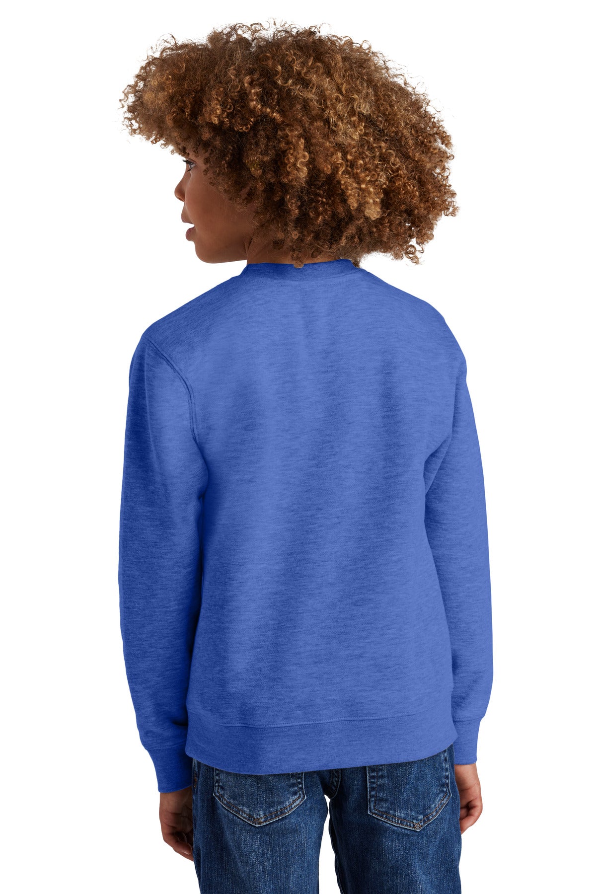 RoyalFrost District Youth V.I.T. Fleece Crew DT6104Y plain