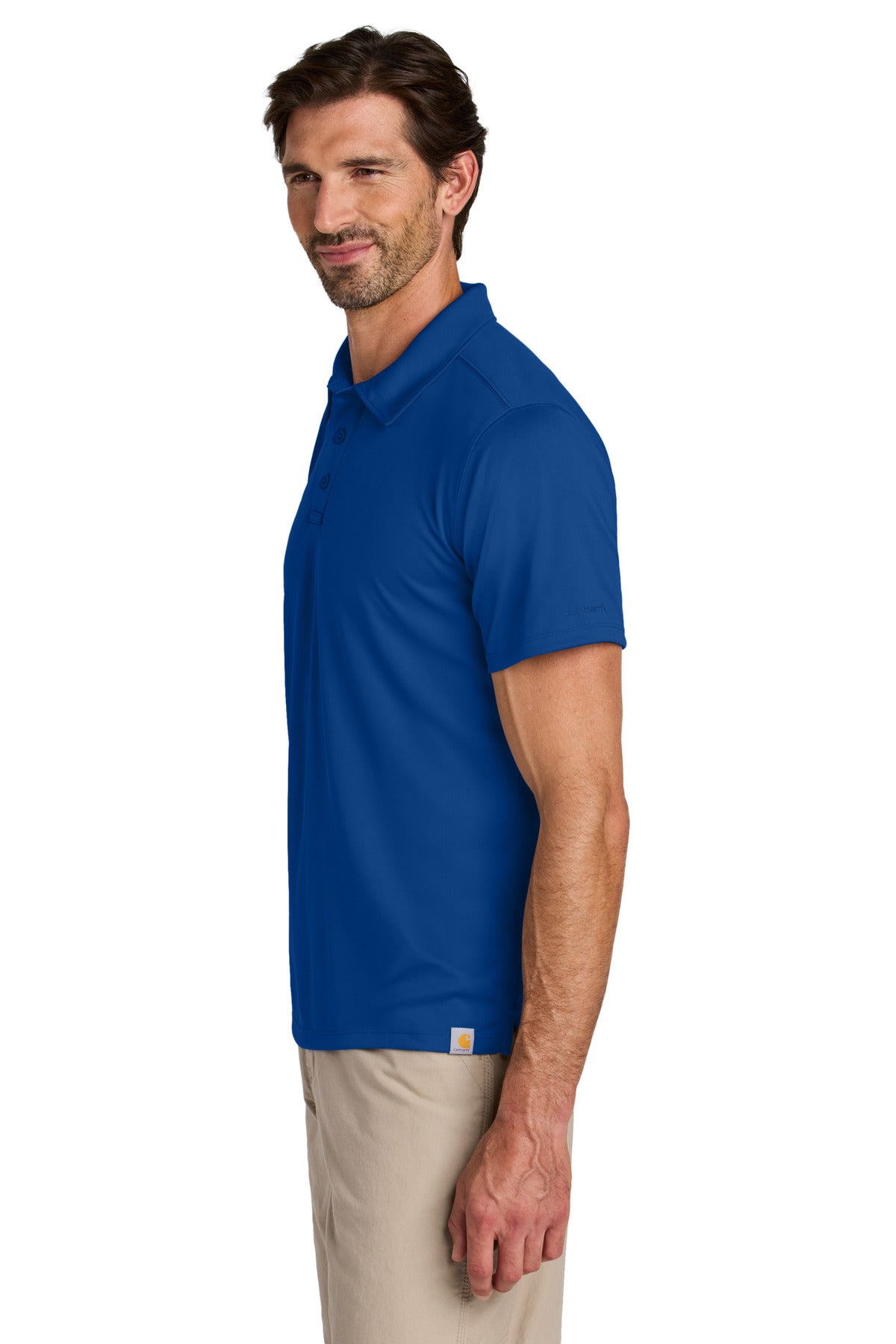 RylGlassBl Carhartt Force Sun Defender Polo CT106899 plain