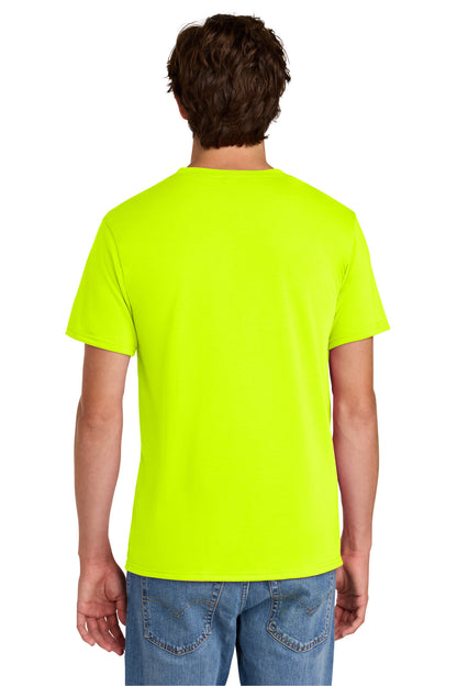 Safety Green Gildan Gildan Performance T-Shirt. 42000 plain