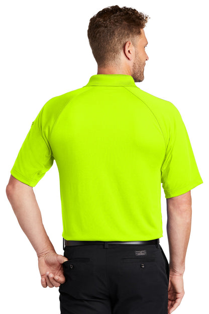 Safety Yellow CornerStone Select Lightweight Snag-Proof Tactical Polo. CS420 plain