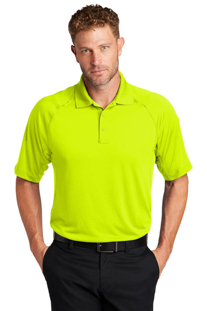 Safety Yellow CornerStone Select Lightweight Snag-Proof Tactical Polo. CS420 plain