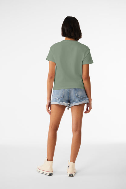 Sage BELLA+CANVAS Women's 6-Ounce Heavyweight Tee BC6110