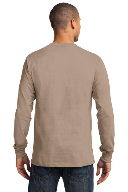 Sand Port & Co Long Sleeve Essential Tee. PC61LS plain