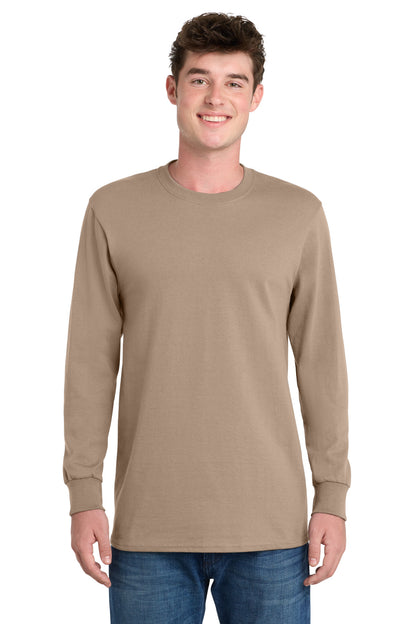 Sand Port & Co Long Sleeve Essential Tee. PC61LS plain