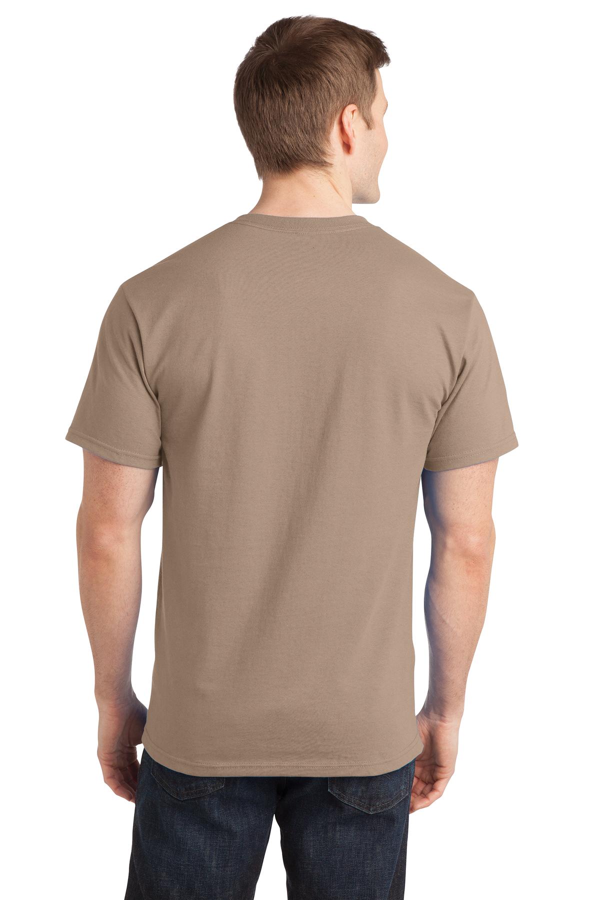 Sand Port & Co Ring Spun Cotton Tee. PC150 plain