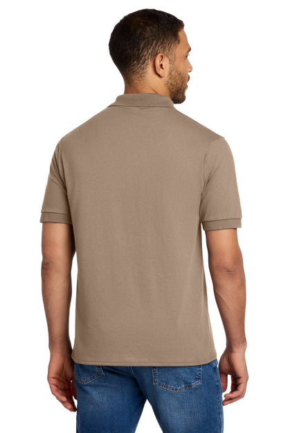 Sand Port & Co Tall Core Blend Jersey Knit Polo. KP55T plain