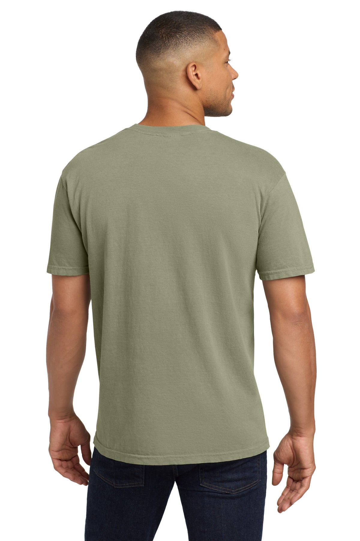Sandstone COMFORT COLORS Heavyweight Ring Spun Pocket Tee. 6030 plain