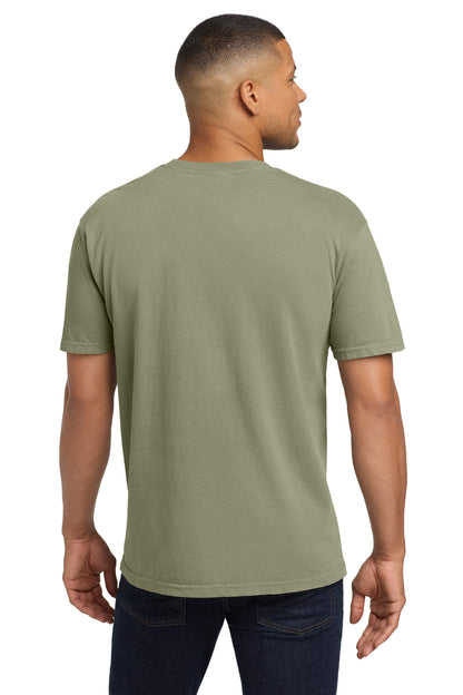 Sandstone COMFORT COLORS Heavyweight Ring Spun Pocket Tee. 6030 plain