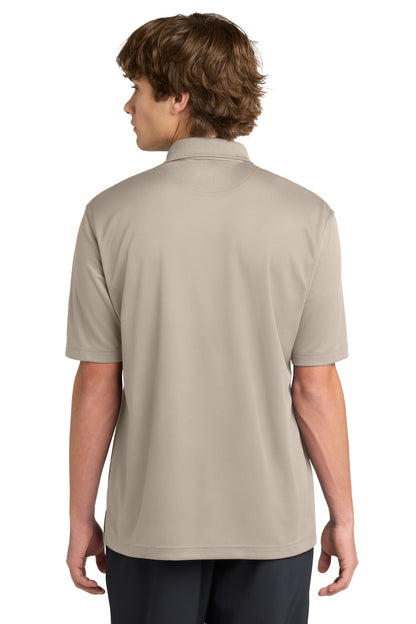 Sandstone Sport-Tek Dri-Mesh Polo. K469 plain