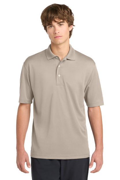 Sandstone Sport-Tek Dri-Mesh Polo. K469 plain