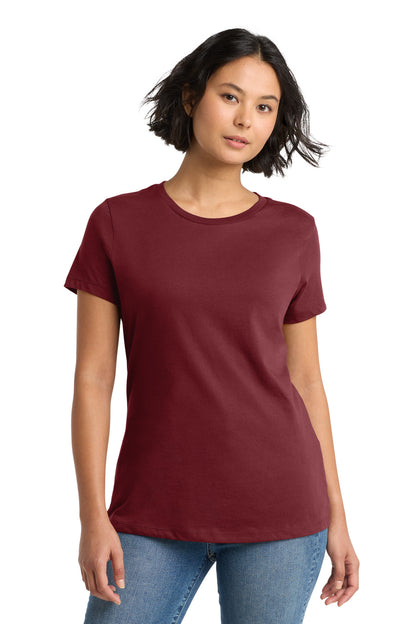 Sangria District Women's Perfect Weight Tee. DM104L plain