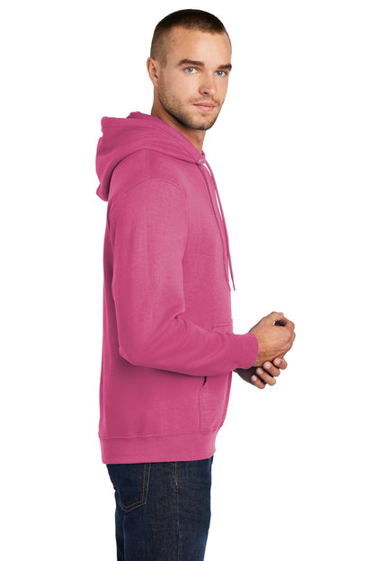Sangria Port & Co Core Fleece Pullover Hooded Sweatshirt. PC78H