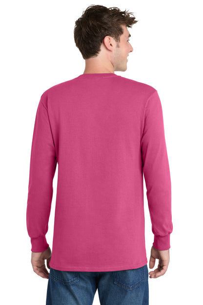 Sangria Port & Co Long Sleeve Essential Tee. PC61LS plain