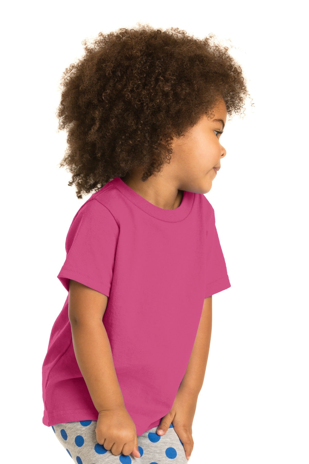 Sangria Port & Co Toddler Core Cotton Tee. CAR54T plain