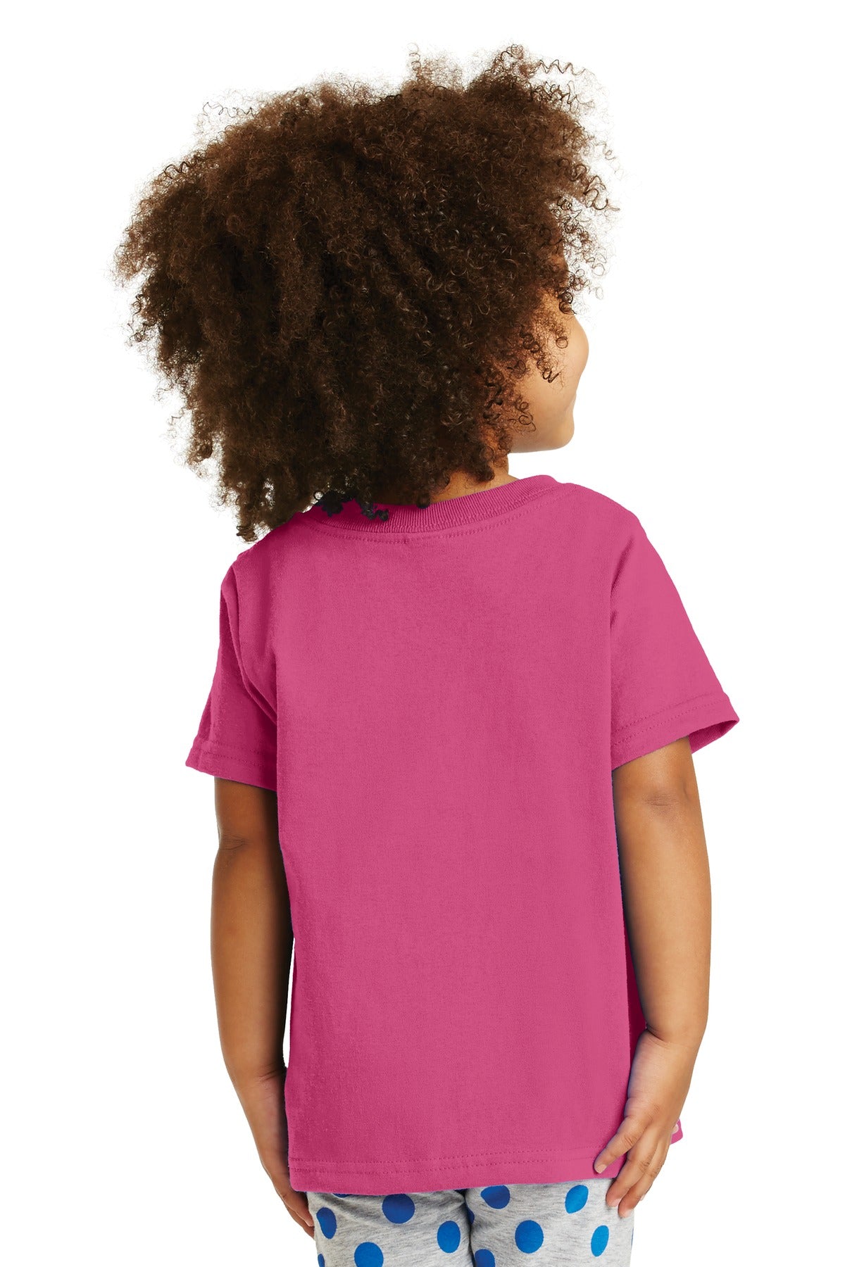 Sangria Port & Co Toddler Core Cotton Tee. CAR54T plain