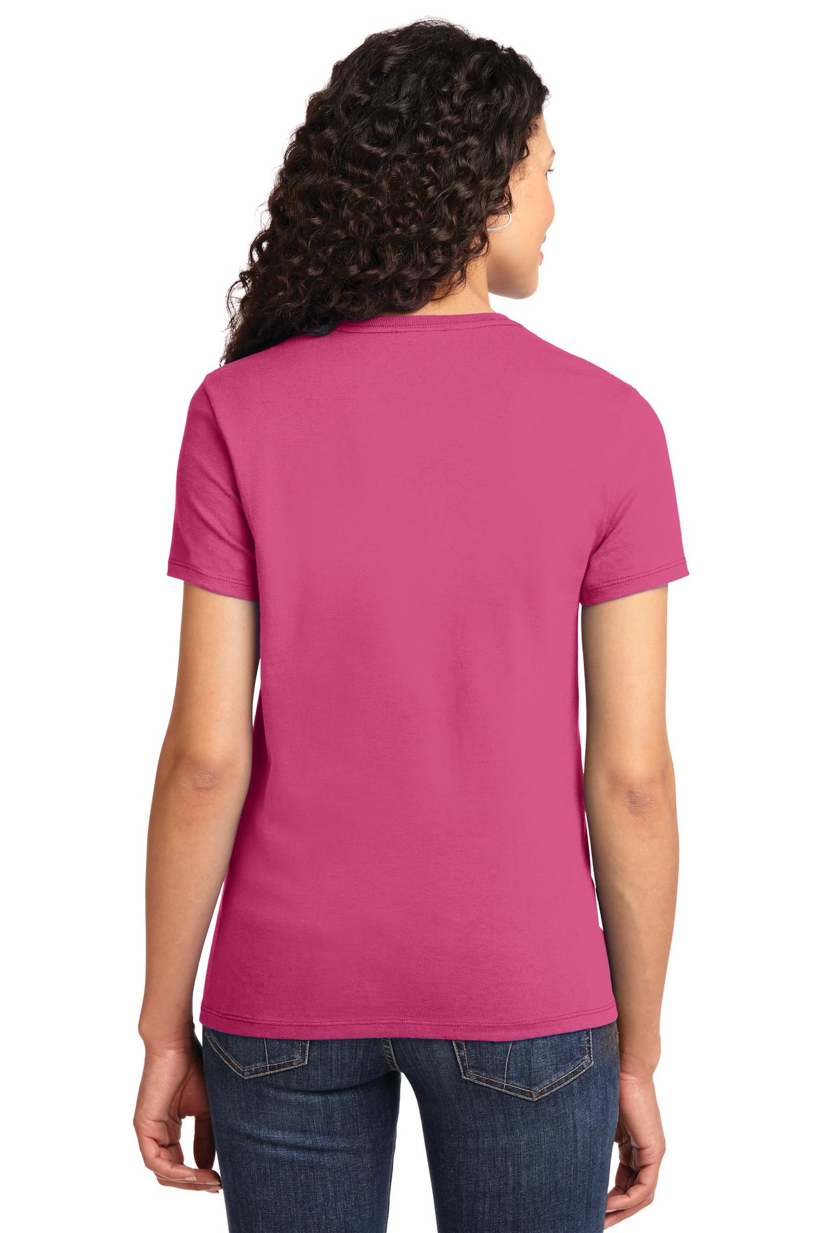 Sangria Port & Co Women's Essential Tee. LPC61 plain