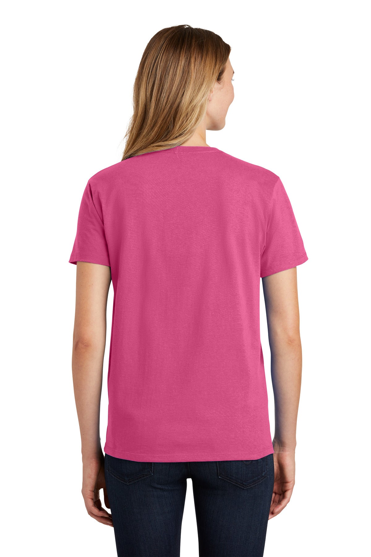 Sangria Port & Co Women's Essential Tee. LPC61 plain