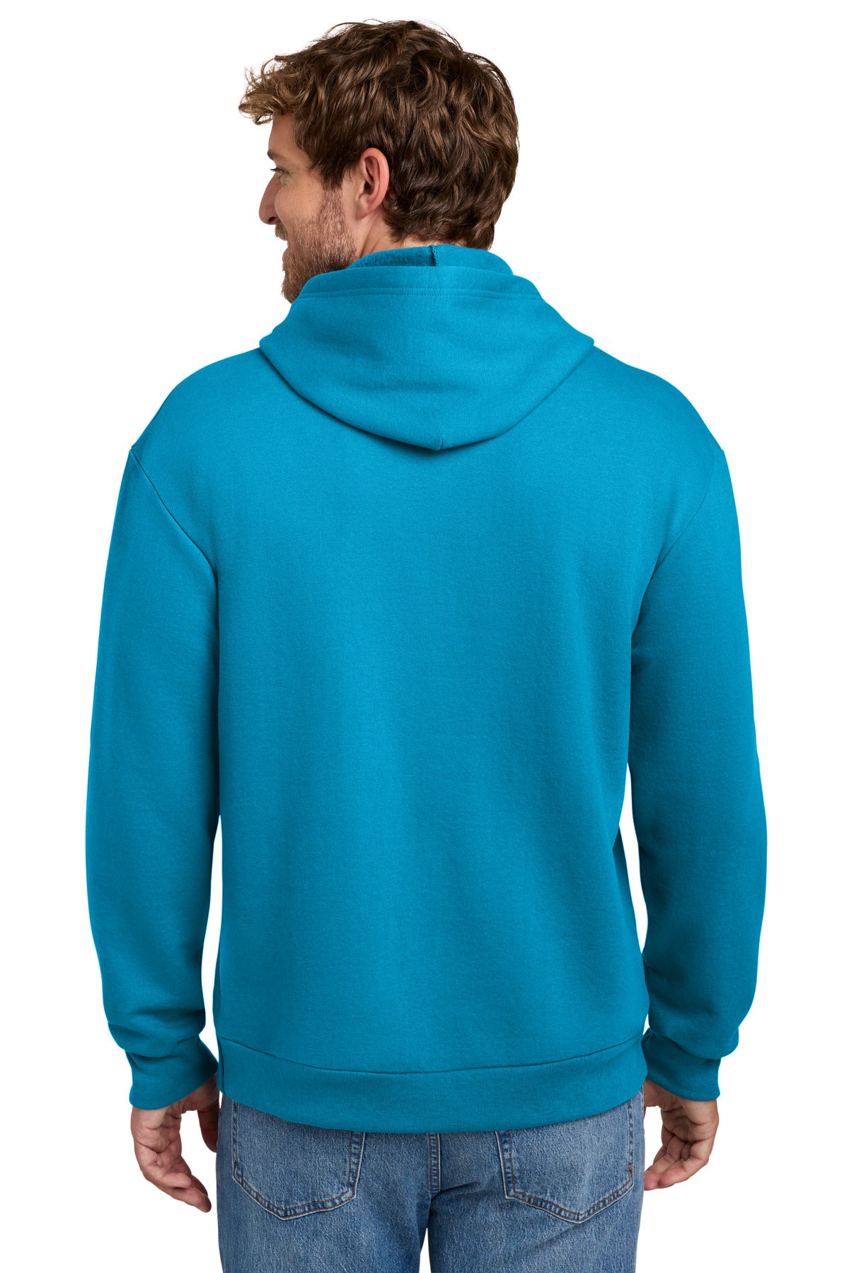 Sapphire Port & Co Easy Fleece Pullover Hooded Sweatshirt PC68H