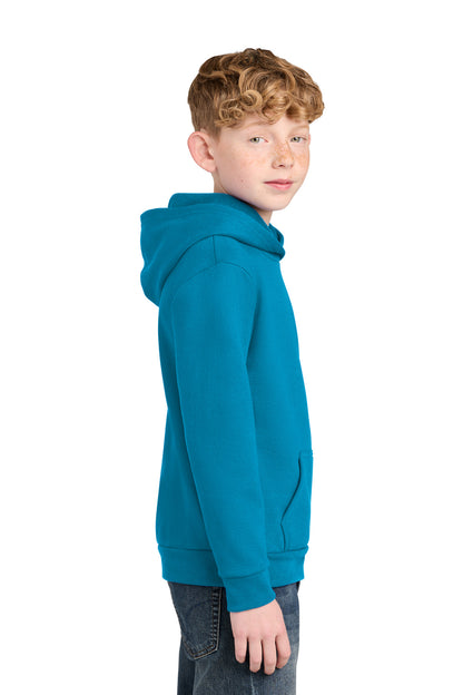 Sapphire Port & Co Youth Easy Fleece Pullover Hooded Sweatshirt PC68YH