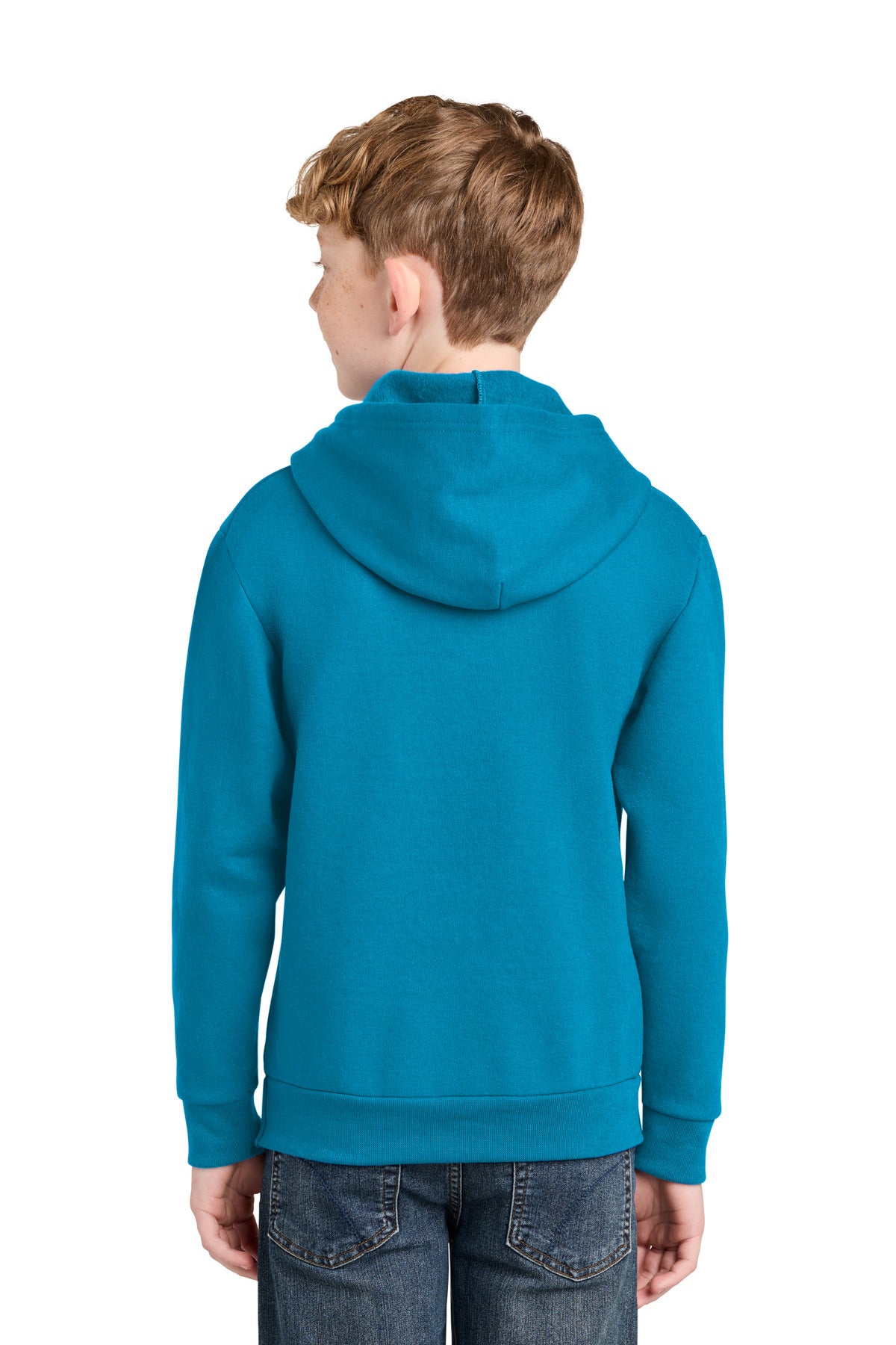 Sapphire Port & Co Youth Easy Fleece Pullover Hooded Sweatshirt PC68YH