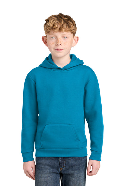 Sapphire Port & Co Youth Easy Fleece Pullover Hooded Sweatshirt PC68YH