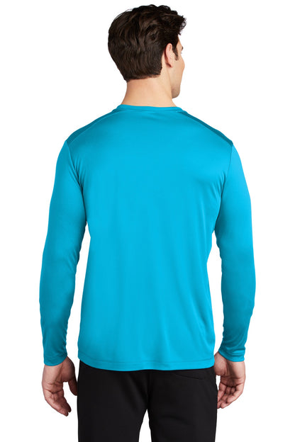 Sapphire Sport-Tek Posi-UV Pro Long Sleeve Tee. ST420LS plain