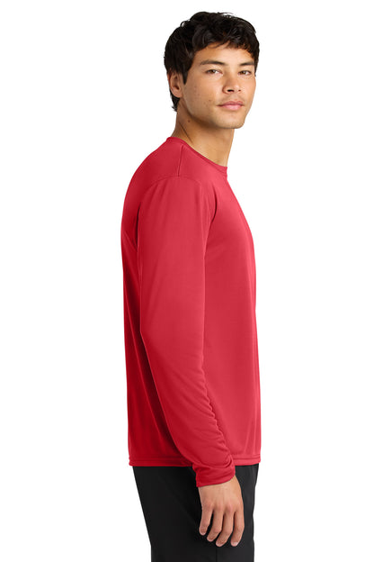 Scarlet A4 Cooling Performance Long Sleeve Tee A4N3165 plain