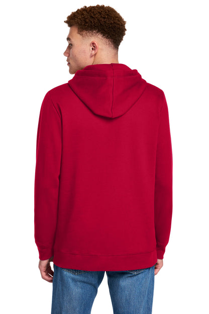 Scarlet New Era Comeback Fleece Pullover Hoodie NEA550 plain