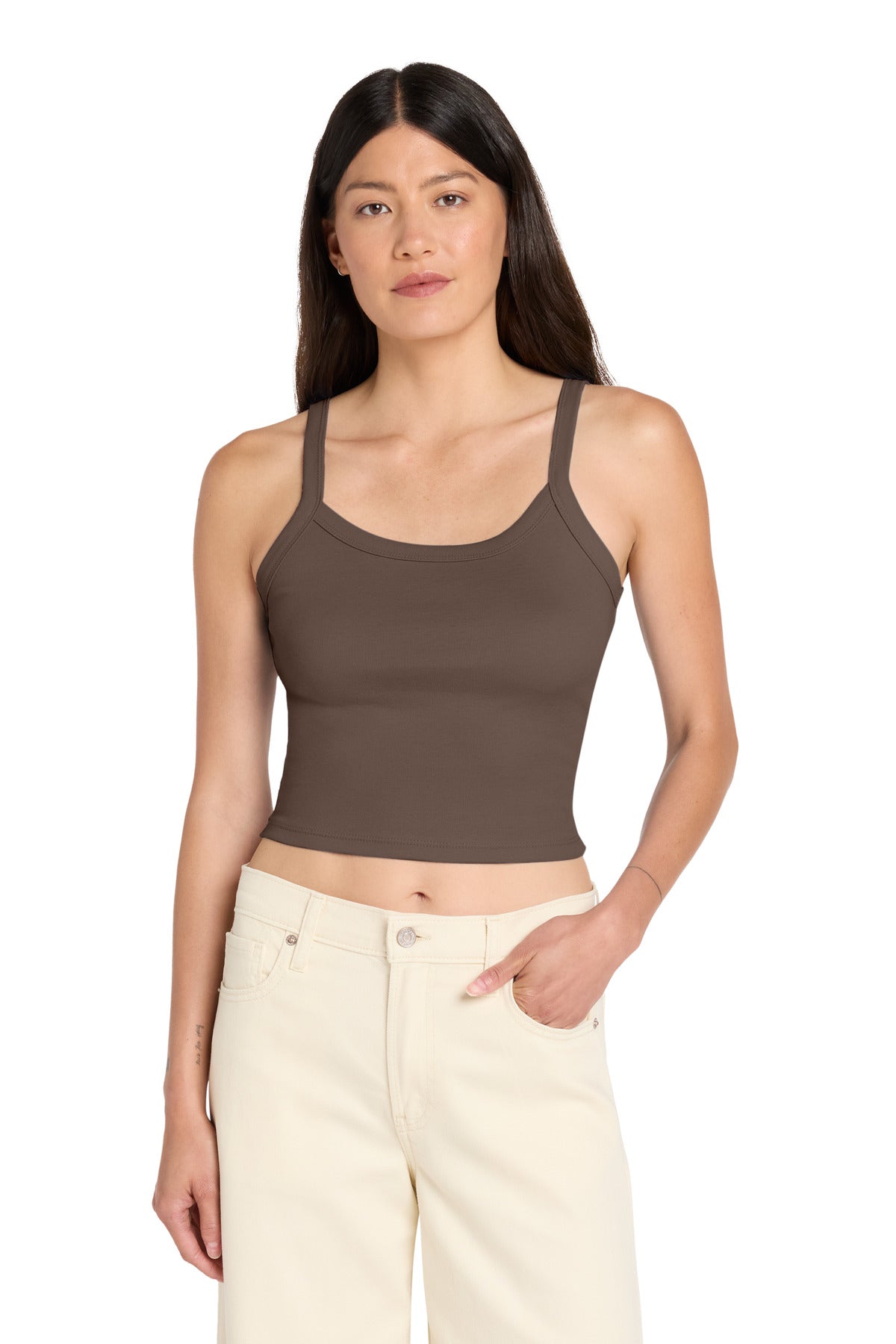 SCocoBlend BELLA+CANVAS Women's Micro Rib Spaghetti Strap Tank BC1012