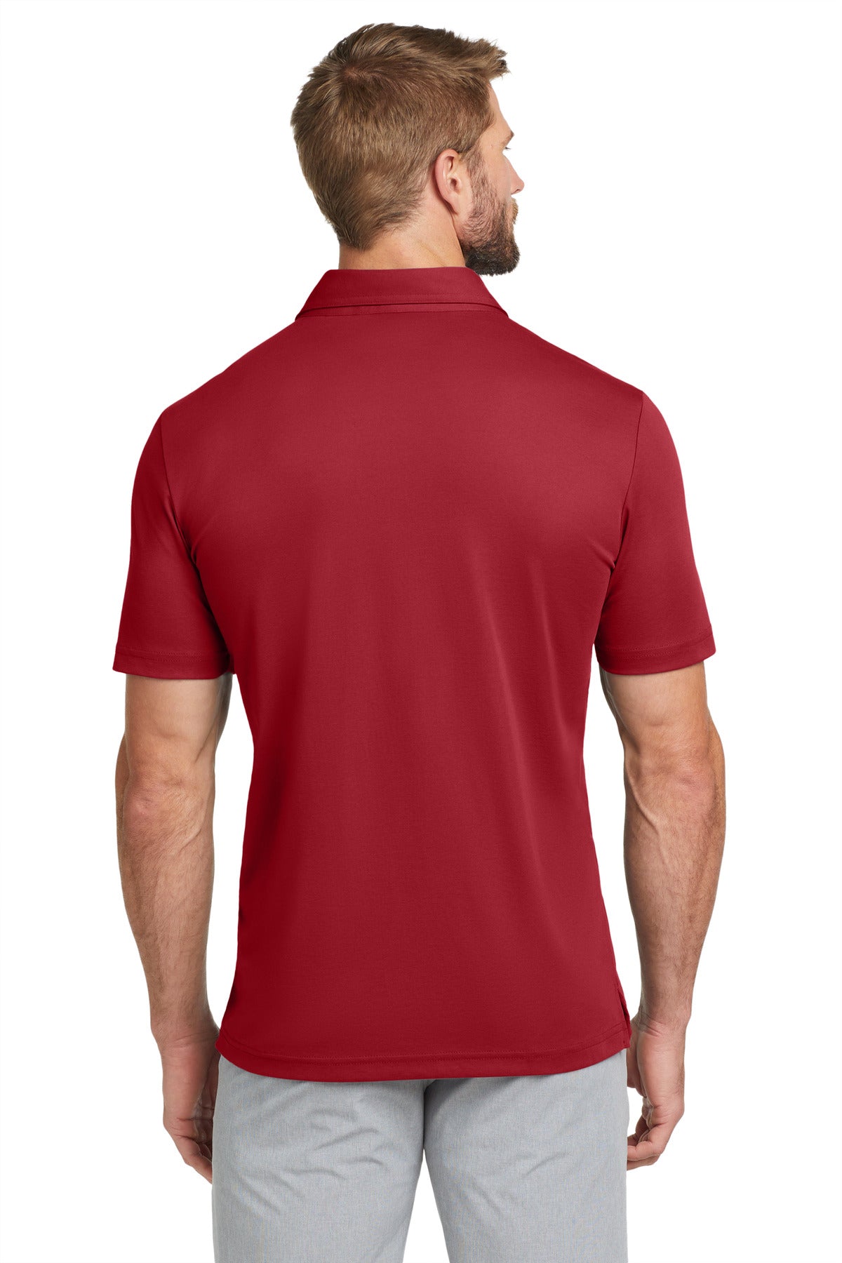 ScooterRed TravisMathew Oceanside Solid Polo. TM1MU411 plain