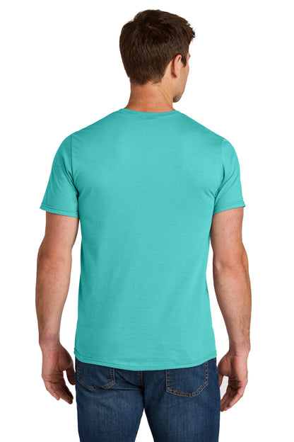 ScubaBlue Jerzees Ultimate Unisex Ring Spun T-Shirt IC46M plain