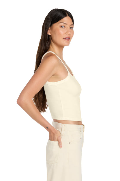 SdNatBlend BELLA+CANVAS Women's Micro Rib Spaghetti Strap Tank BC1012