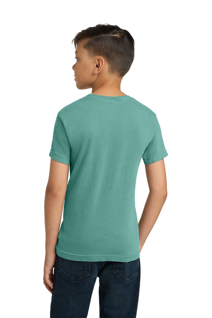 Seafoam COMFORT COLORS Youth Heavyweight Ring Spun Tee. 9018 plain