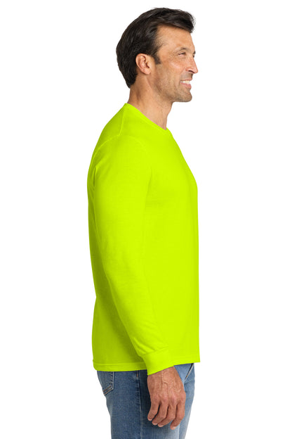 SftyGrn Volunteer Knitwear All-American Long Sleeve Tee VL100LS plain