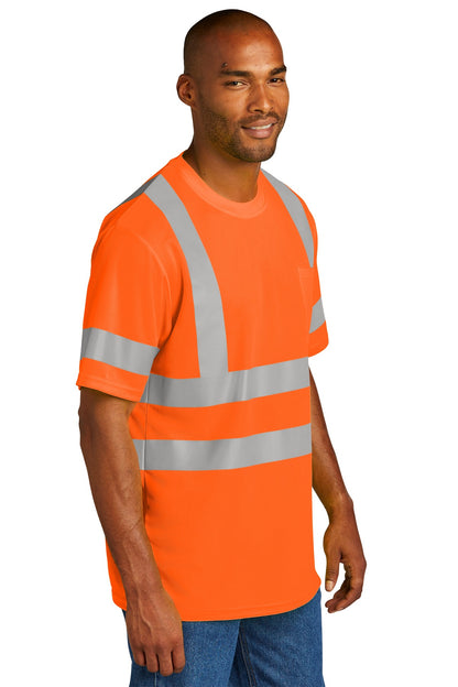 SftyOrg CornerStone ANSI 107 Class 3 Mesh Tee. CS202 plain