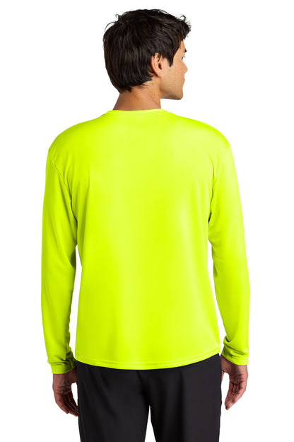 SftyYellow A4 Cooling Performance Long Sleeve Tee A4N3165 plain