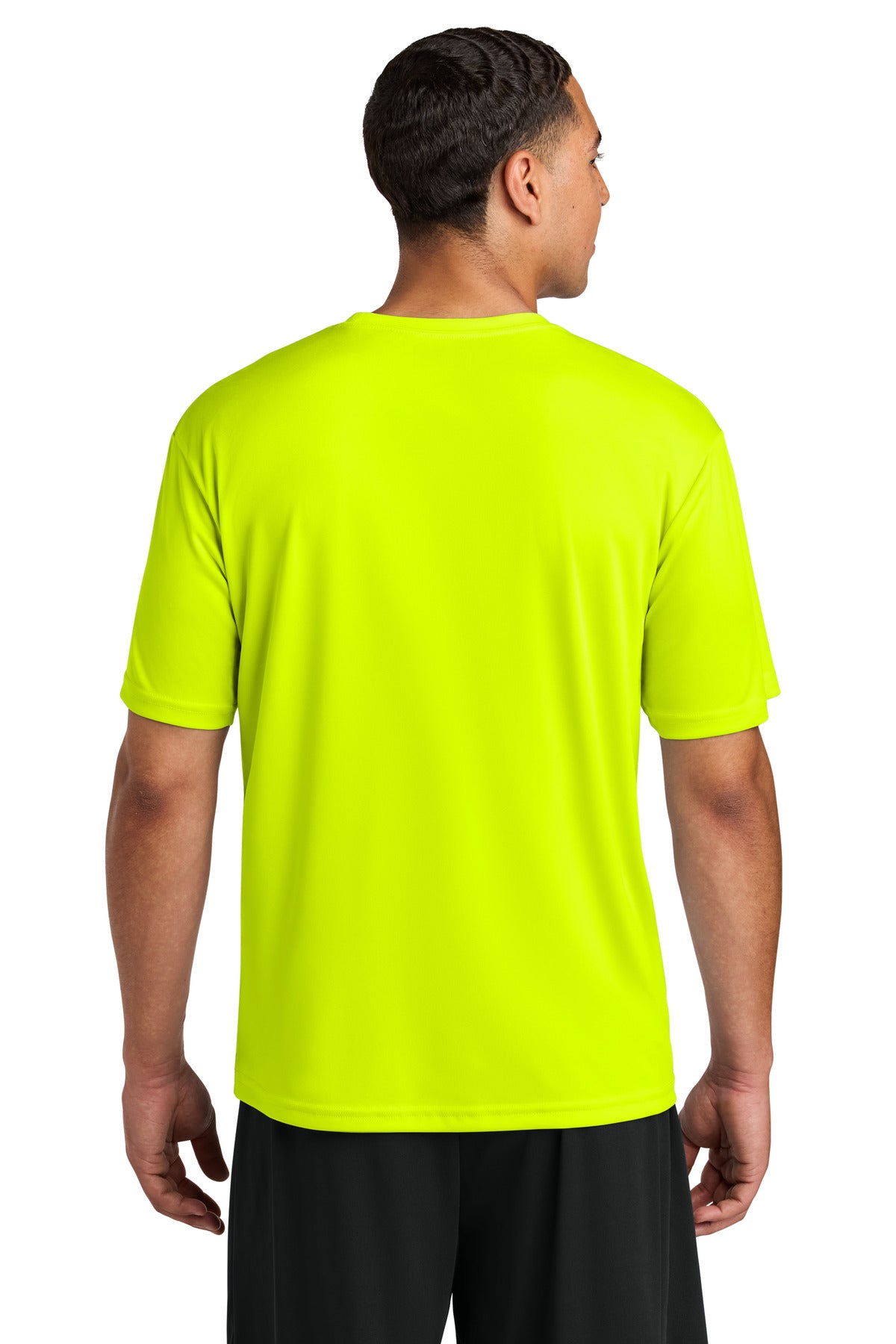 SftyYellow A4 Cooling Performance Short Sleeve Tee A4N3142 plain