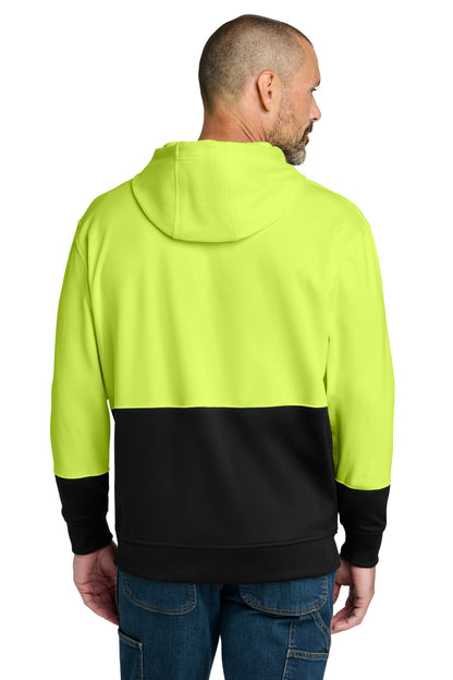 SftyYellow CornerStone Enhanced Visibility Fleece Pullover Hoodie CSF01 plain