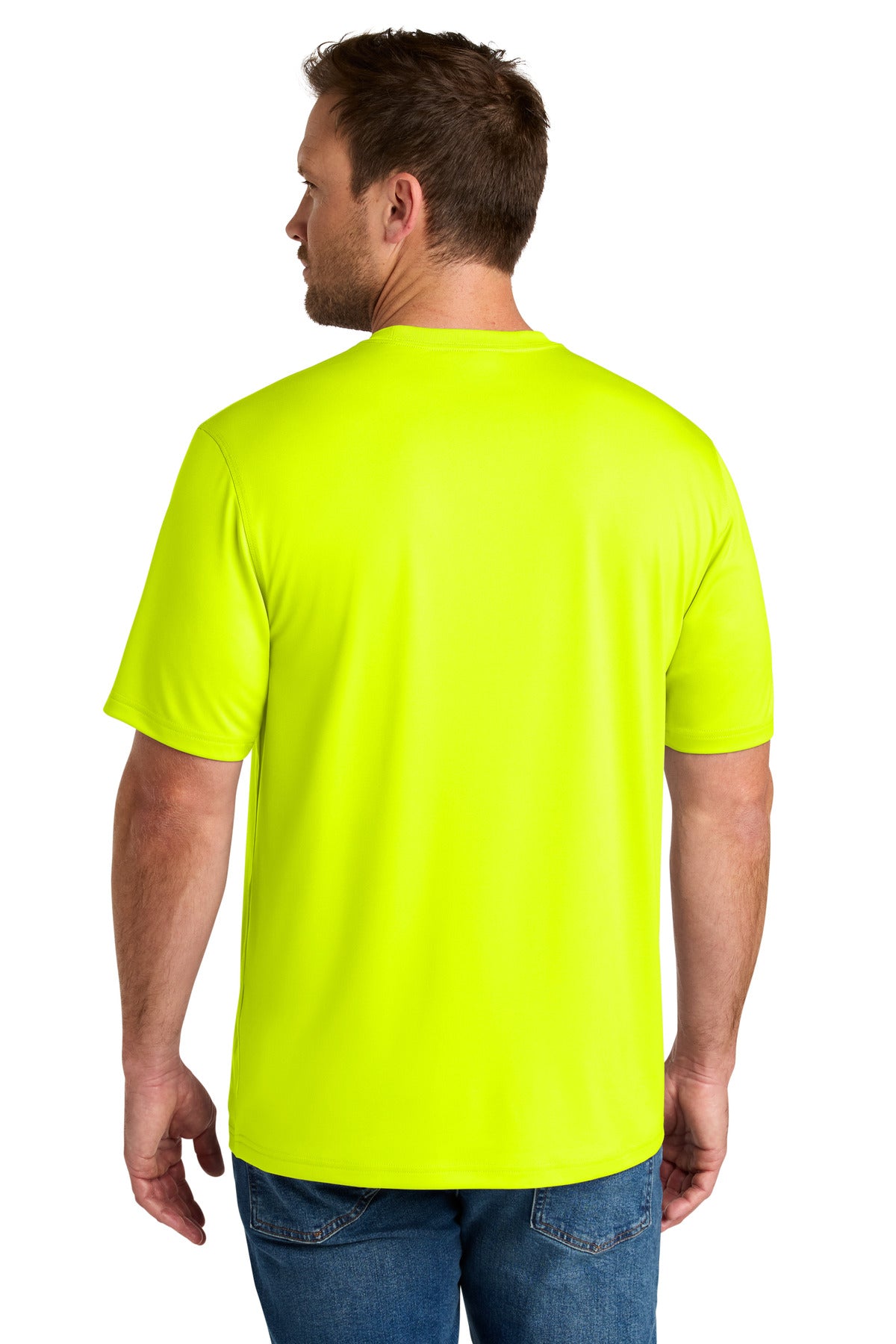SftyYellow CornerStone Workwear Pro Short Sleeve Tee CS440 plain