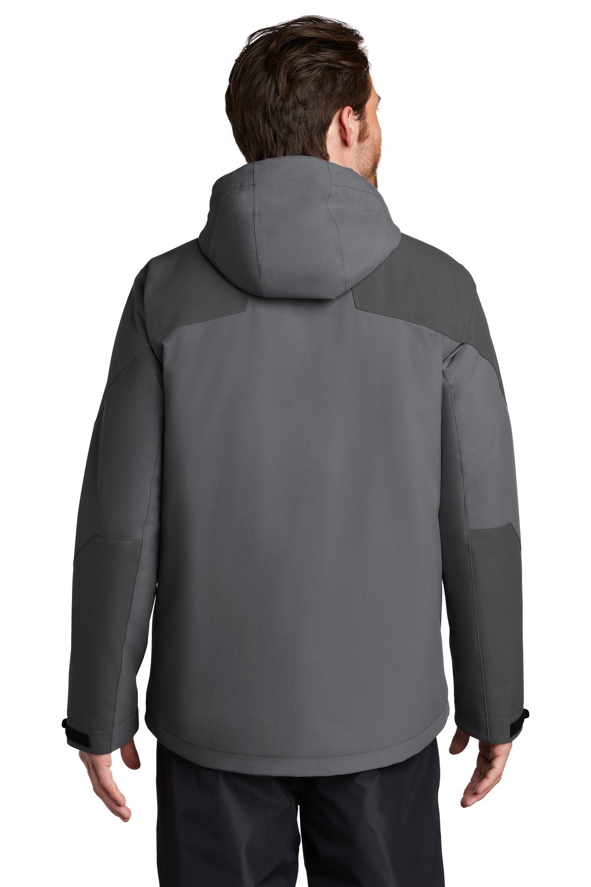 Sha Gy/Strm Gy Port Authority Insulated Waterproof Tech Jacket J405 plain