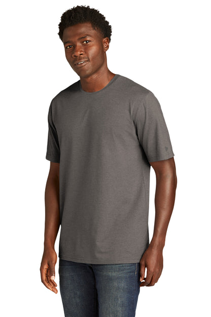 ShadowGrey New Era Tri-Blend Tee NEA135 plain