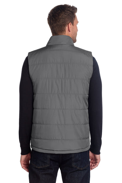 ShadowGrey Port Authority Puffer Vest J853 plain
