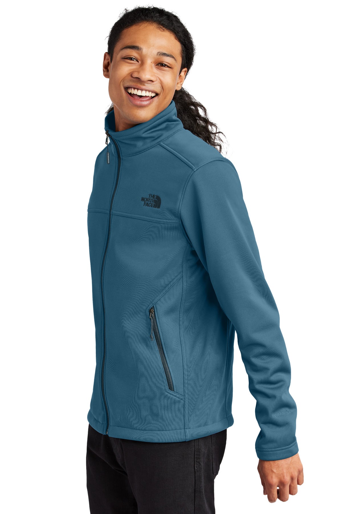 ShadyBlue The North Face Chest Logo Ridgewall Soft Shell Jacket NF0A88D5 plain