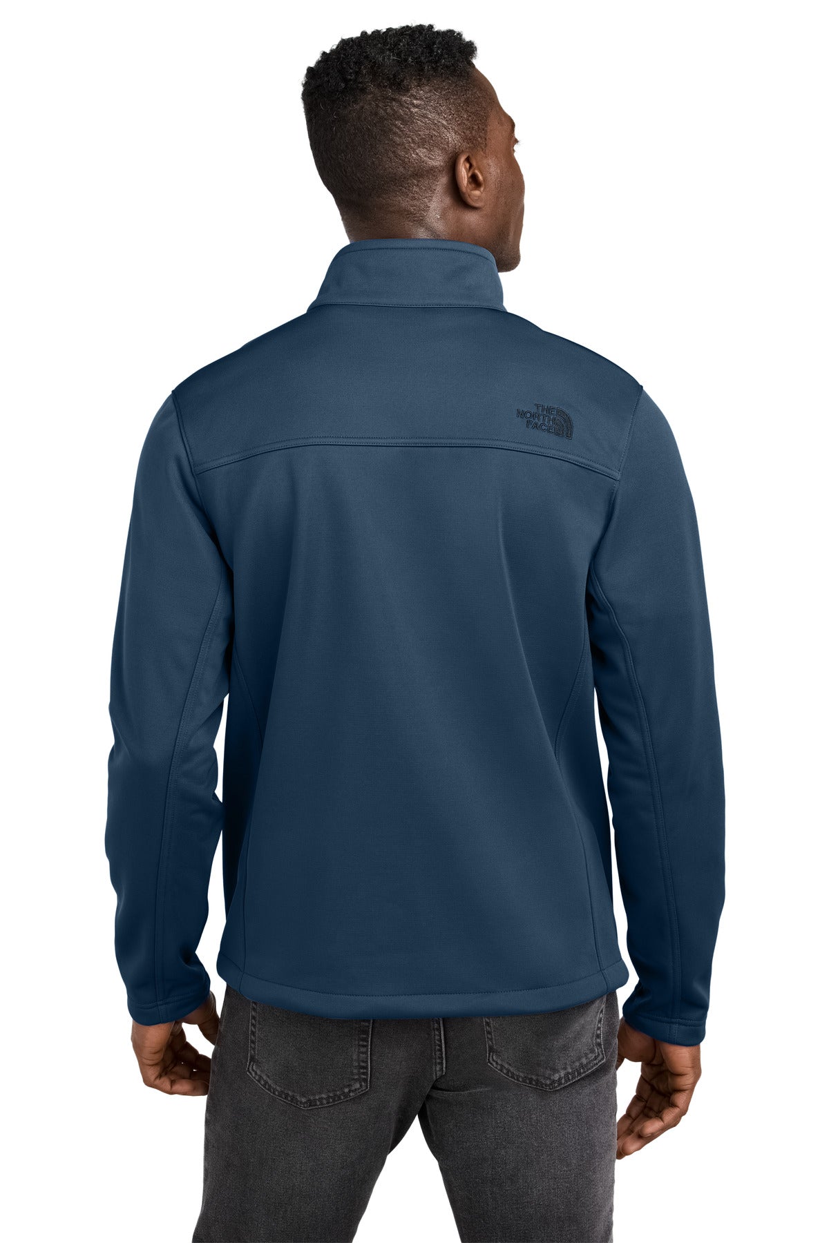 ShadyBlue The North Face Chest Logo Ridgewall Soft Shell Jacket NF0A88D5 plain