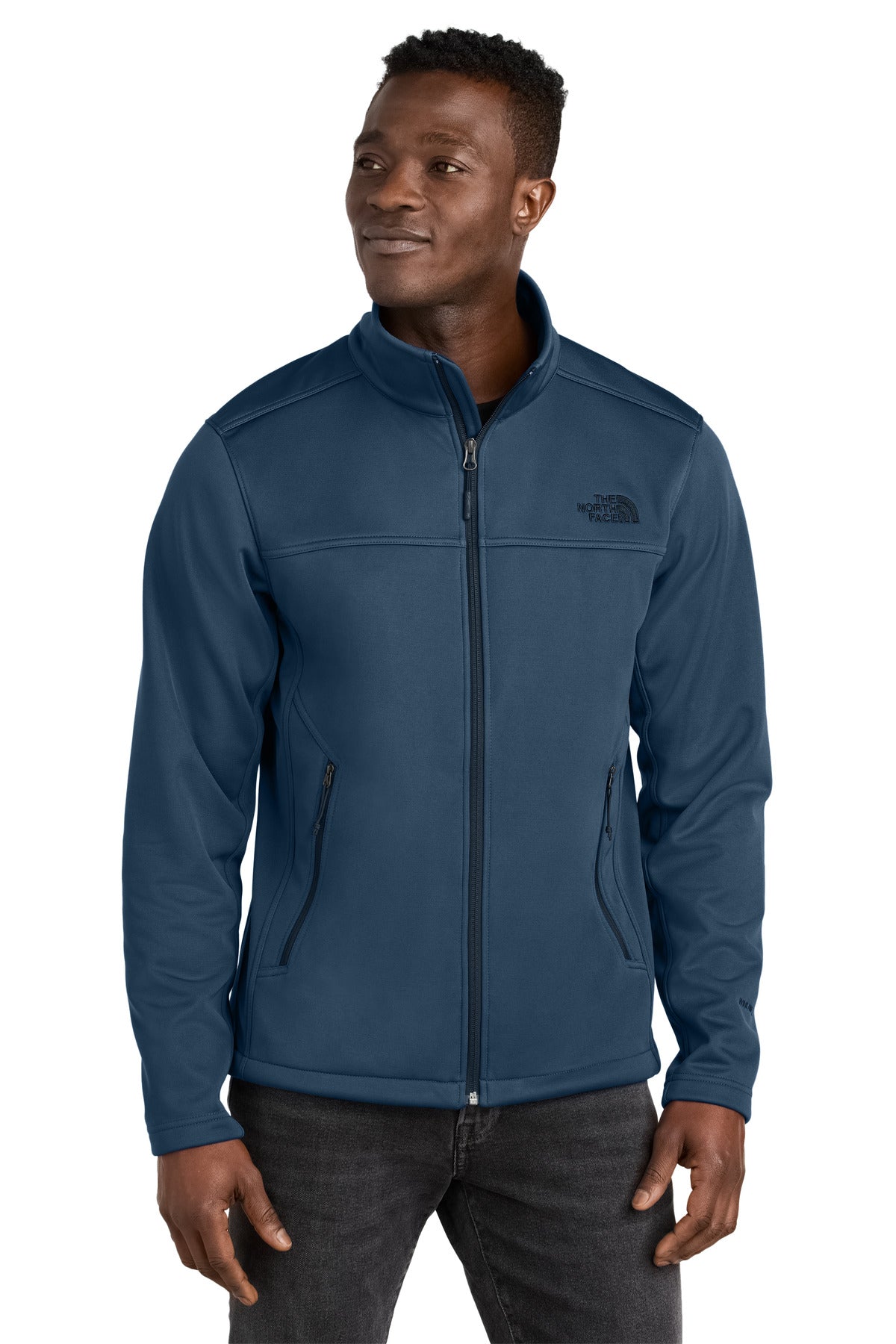 ShadyBlue The North Face Chest Logo Ridgewall Soft Shell Jacket NF0A88D5 plain