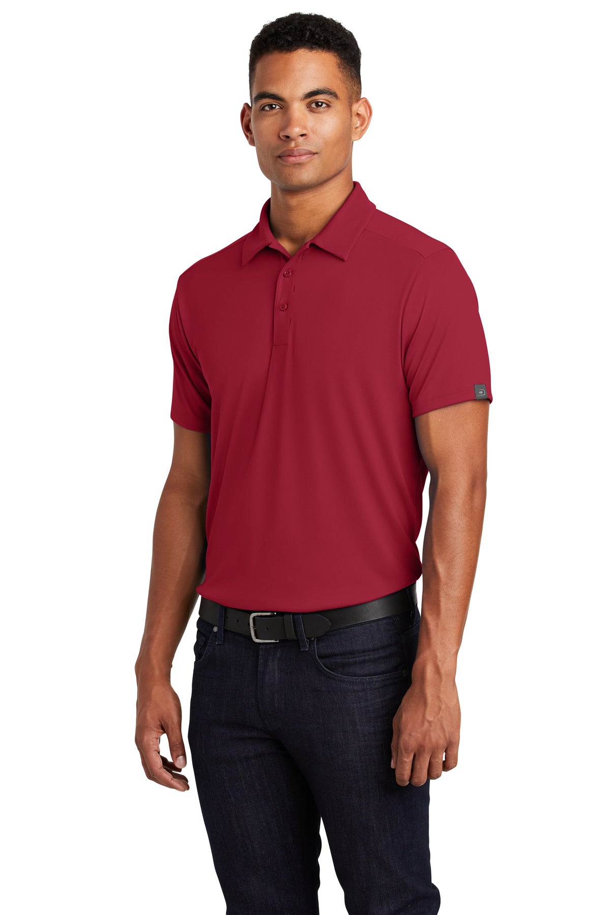 Signal Red OGIO Framework Polo. OG125 plain
