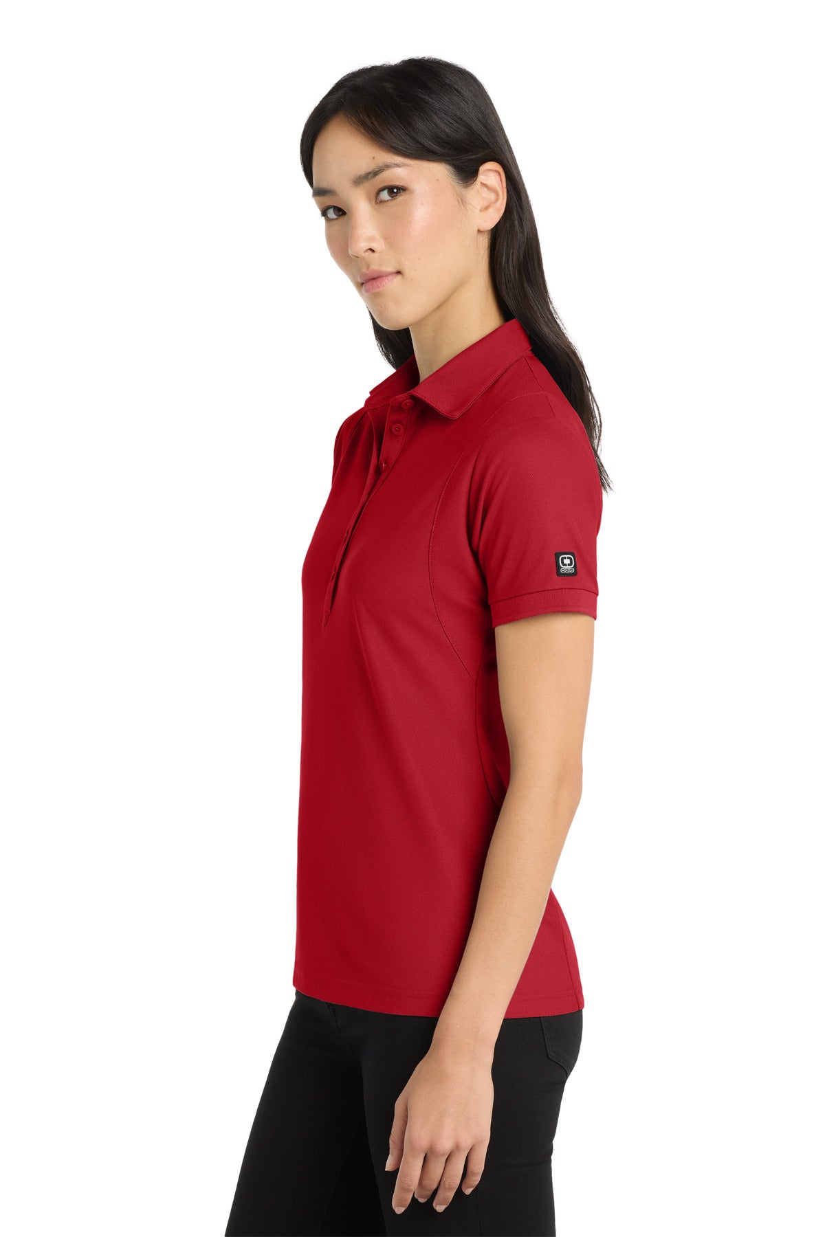 Signal Red OGIO - Jewel Polo. LOG101 plain